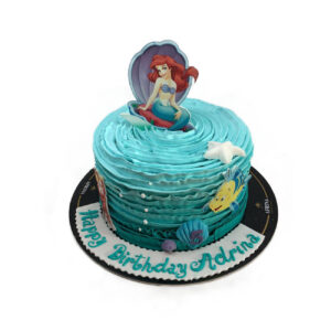 Ariel Mermaid Birthday Cake