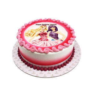 Barbie and Pop-star Birthday Cake