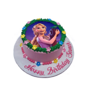 Rapunzel Birthday Cake