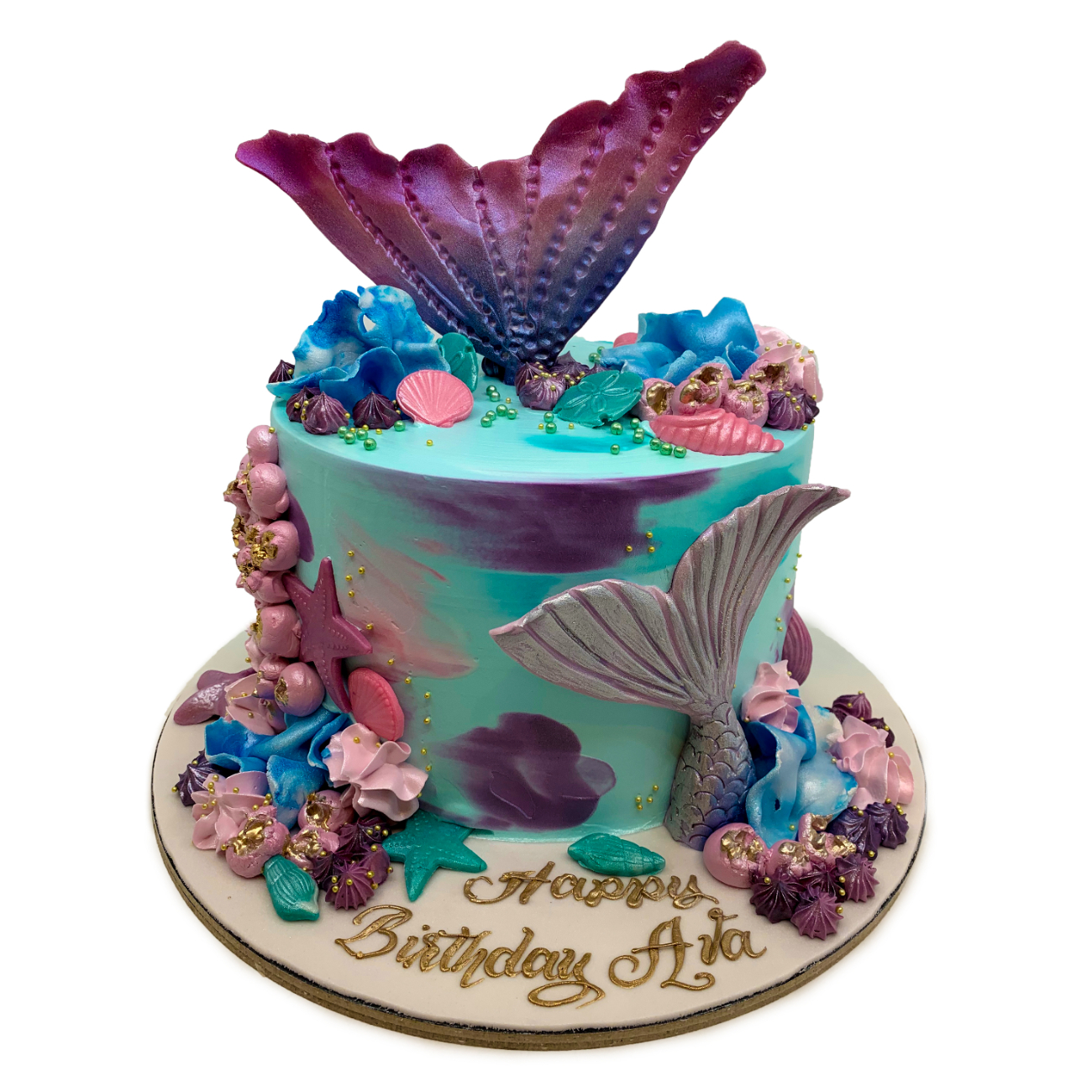 Enchanted Mermaid Tail Sea Fantasy Cake