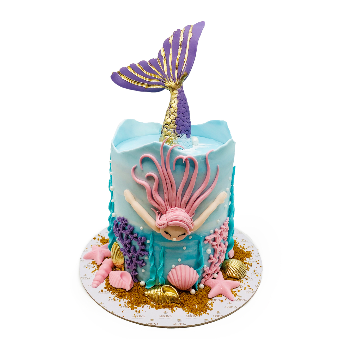 Enchanted Mermaid Under-the-Sea Cake