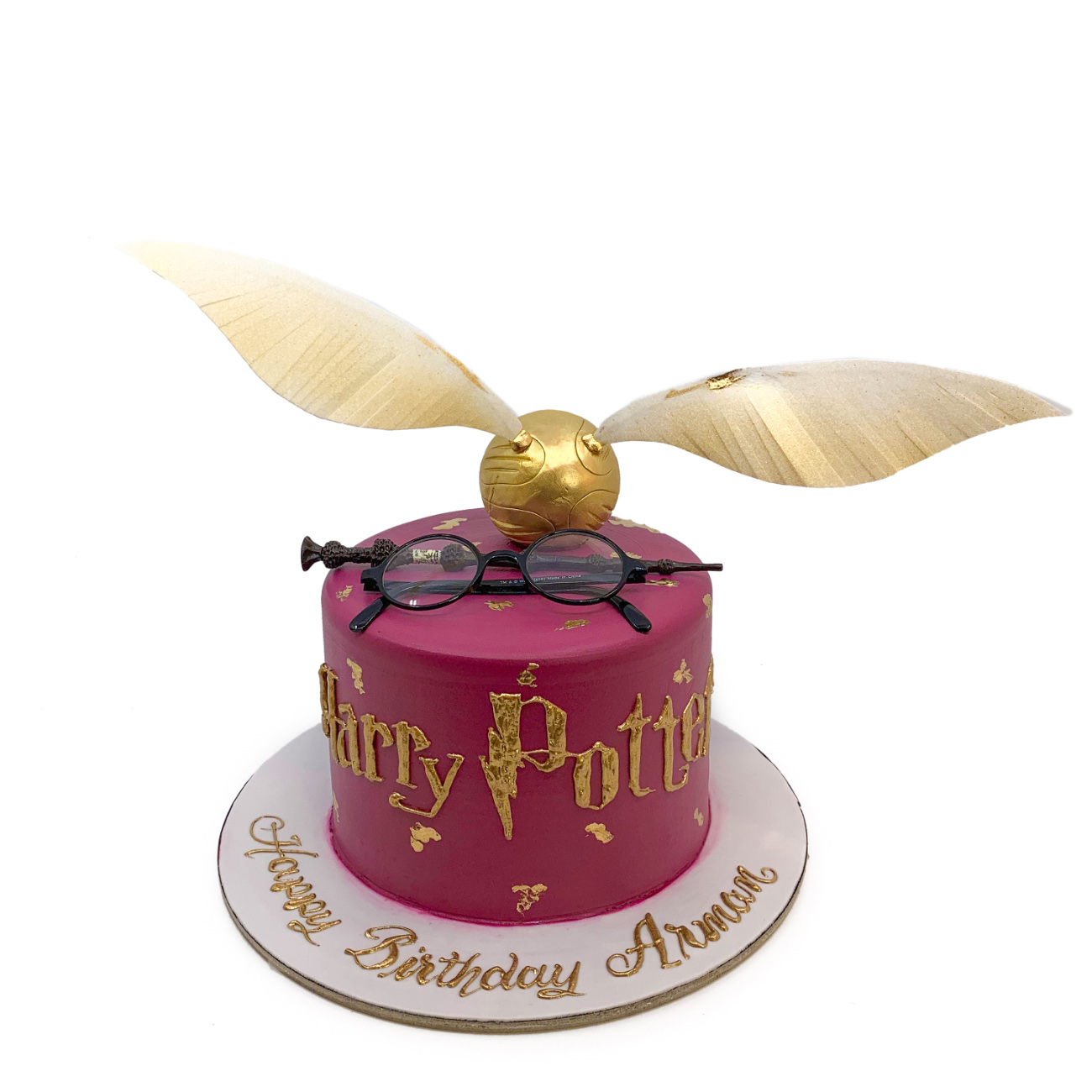 Golden Snitch Harry Potter Cake