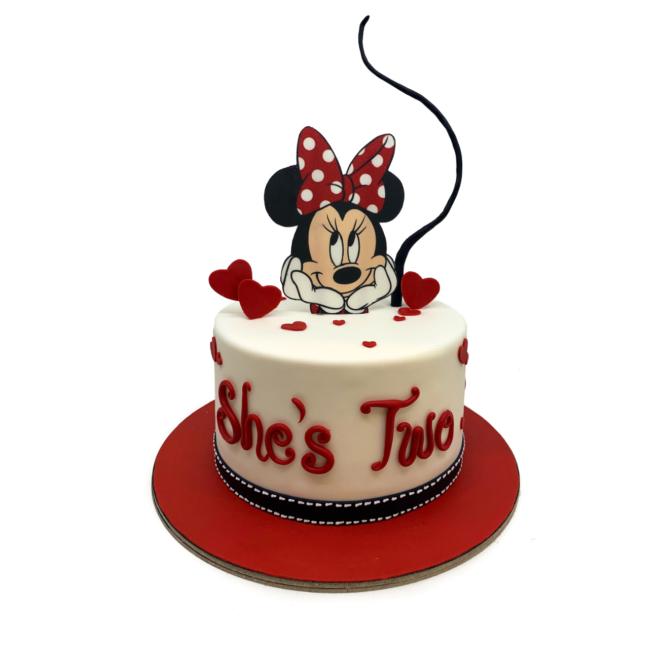 Minnie Mouse Second Birthday Cake