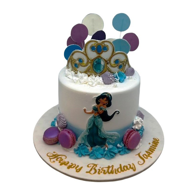 Princess Jasmine Royal Tiara Cake