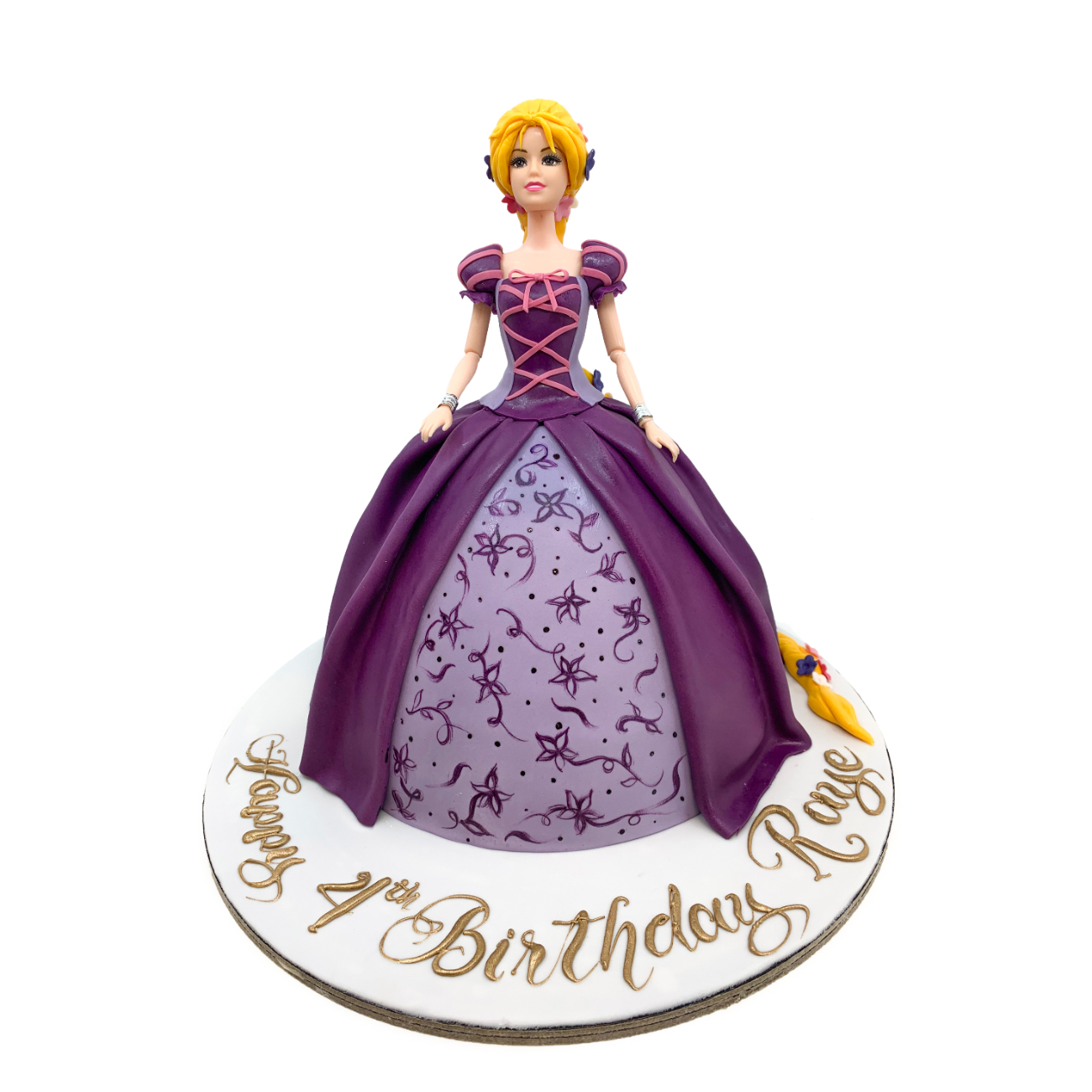Royal Rapunzel Princess Doll Cake