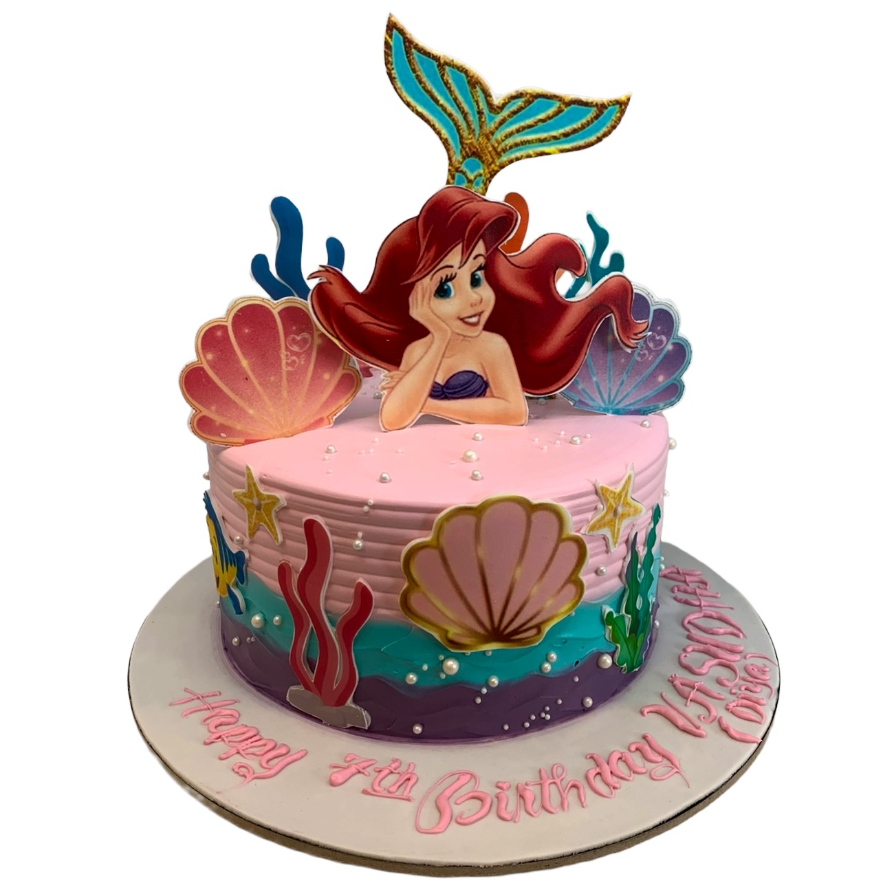 Ariel The Little Mermaid Birthday Cake