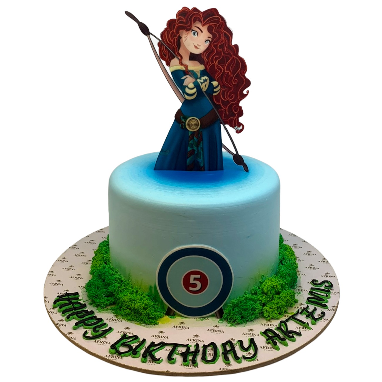 Brave Princess Merida Archer Birthday Cake