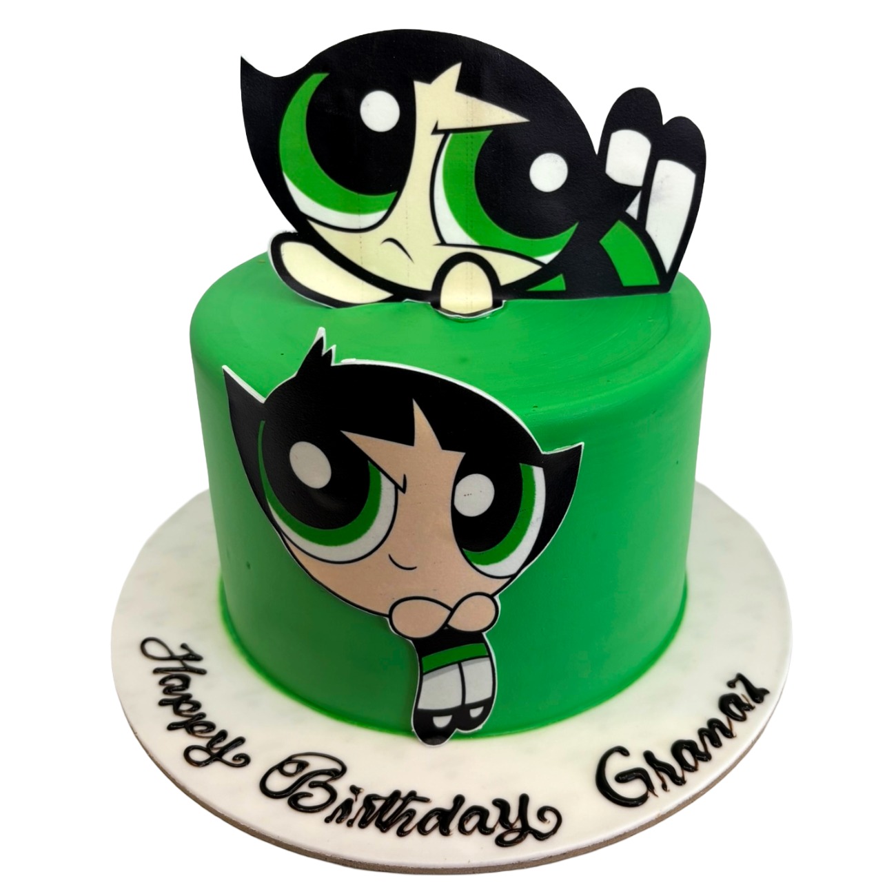 Buttercup Powerpuff Girls Birthday Cake
