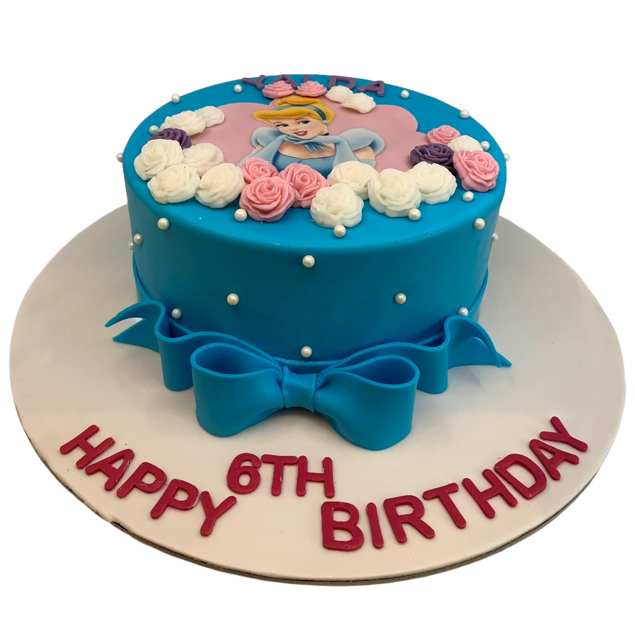 Cinderella Royal Ribbon Cake