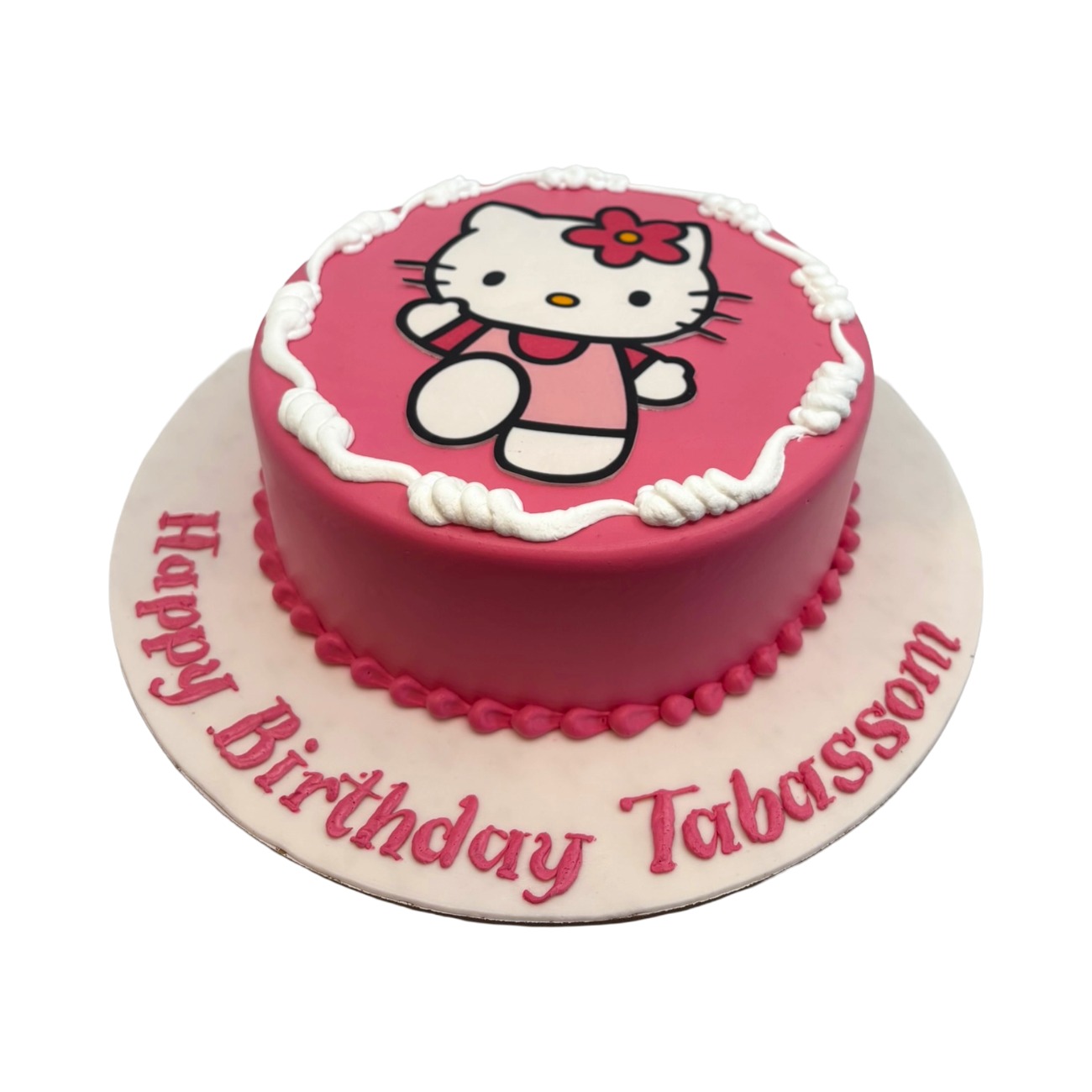 Classic Pink Hello Kitty Cake