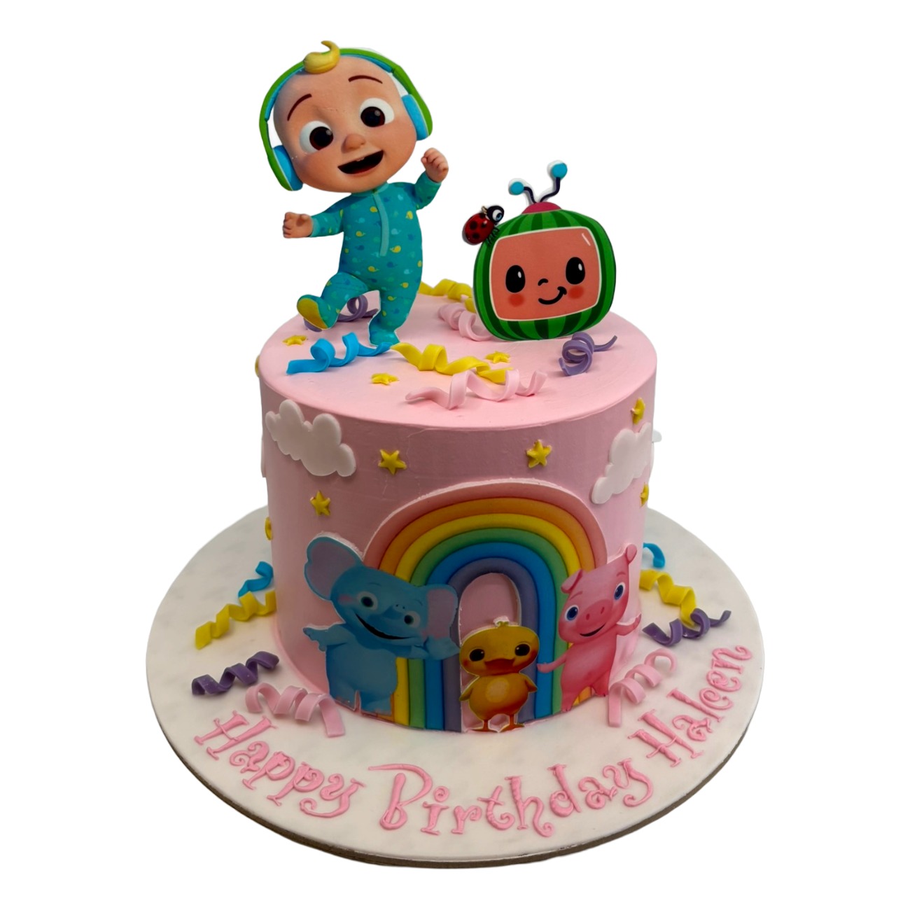 CoComelon Rainbow Playtime Birthday Cake