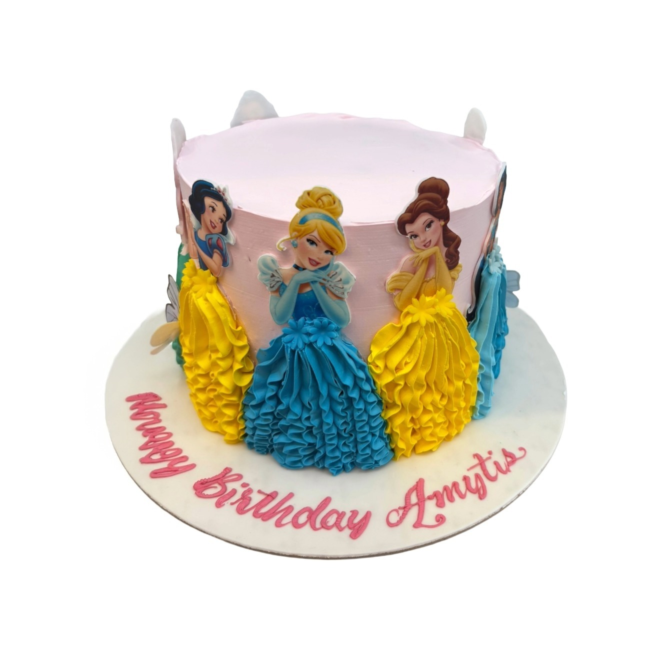 Disney Princess Ruffle Gown Cake