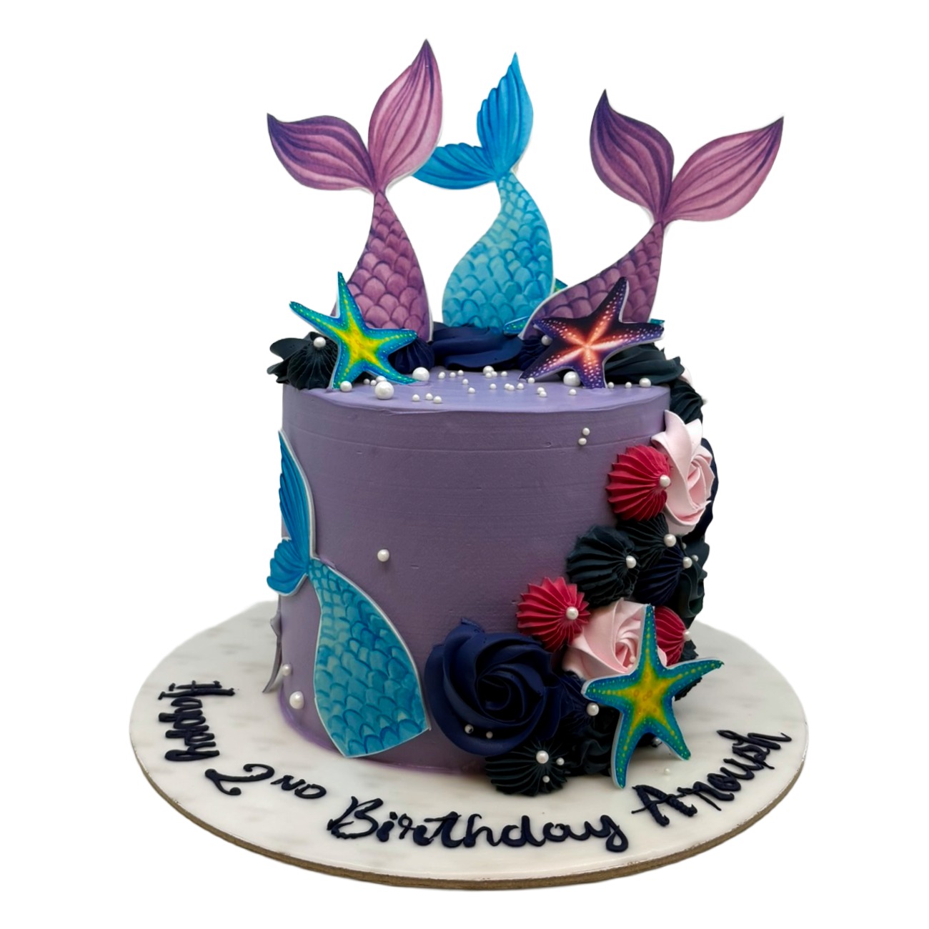 Enchanted Mermaid Tails Cake