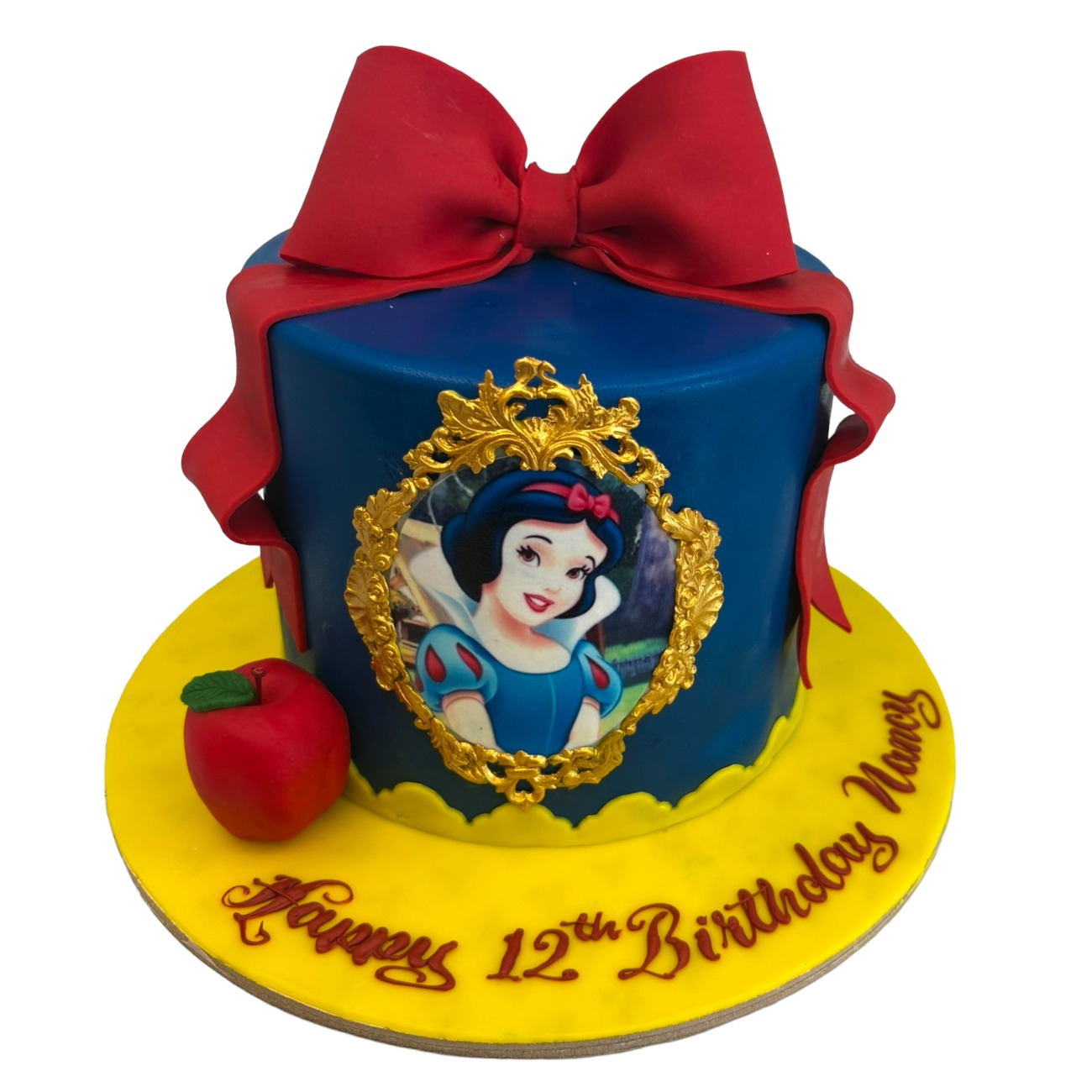 Enchanted Snow White Big Bow Cake