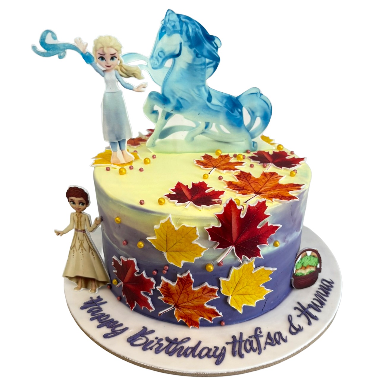 Frozen 2 Enchanted Autumn Nokk Cake