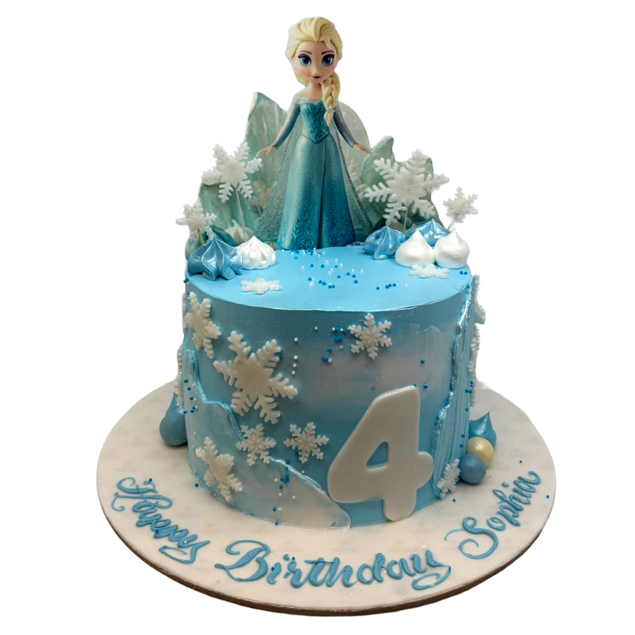 Frozen Winter Wonderland Figurine Cake