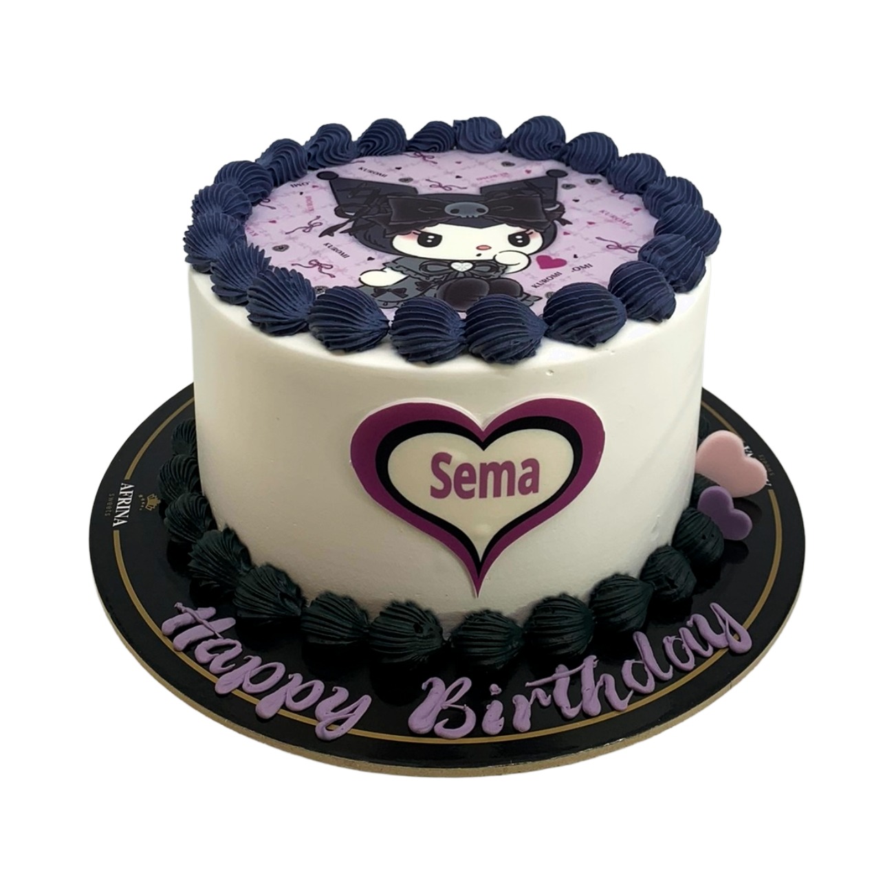 Gothic Chic Kuromi Birthday Cake
