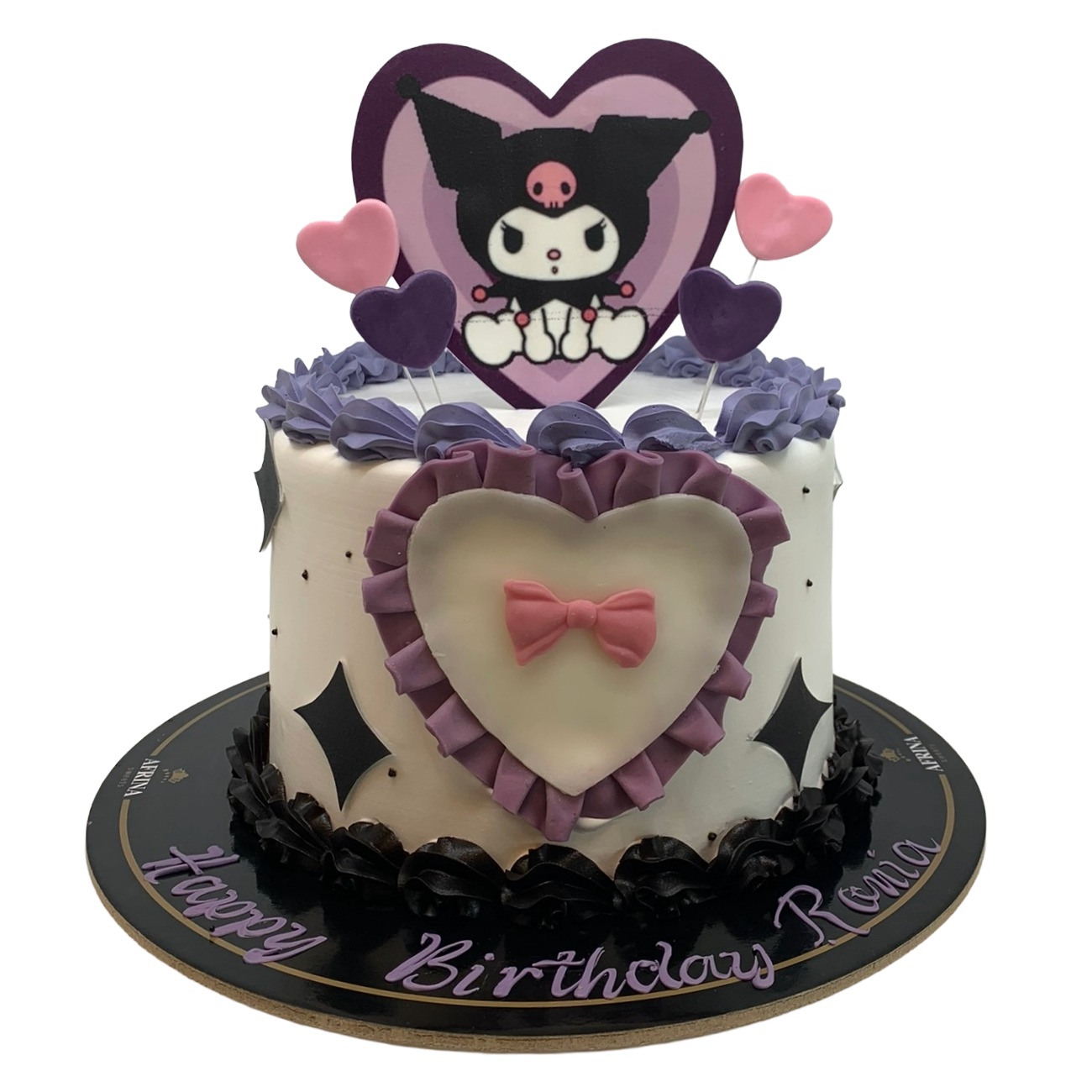Gothic Sweetheart Kuromi Themed Cake