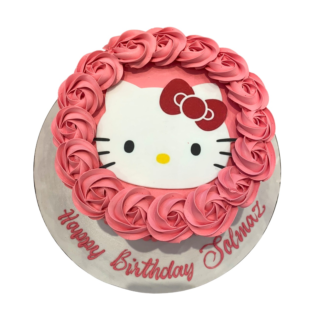 Hello Kitty Rosette Birthday Celebration Cake