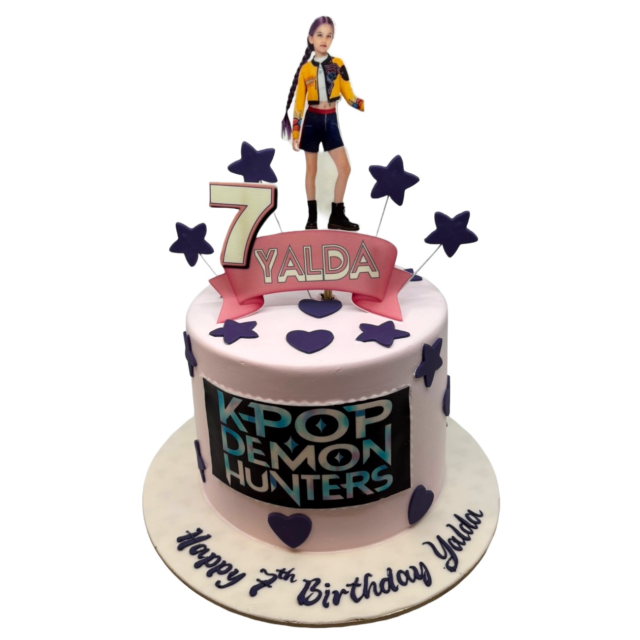 K-Pop Idol Themed Birthday Cake
