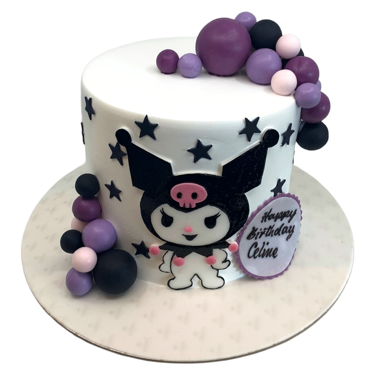 Kuromi Starry Night Cake