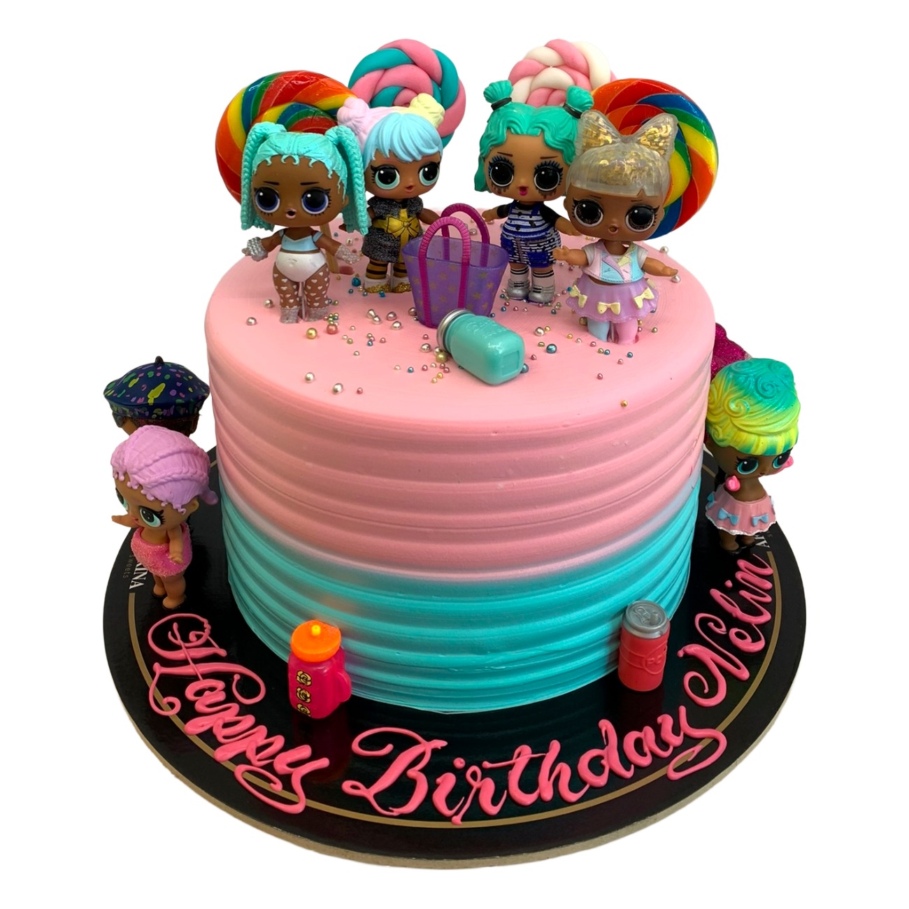 L.O.L. Surprise! Rainbow Lollipop Cake
