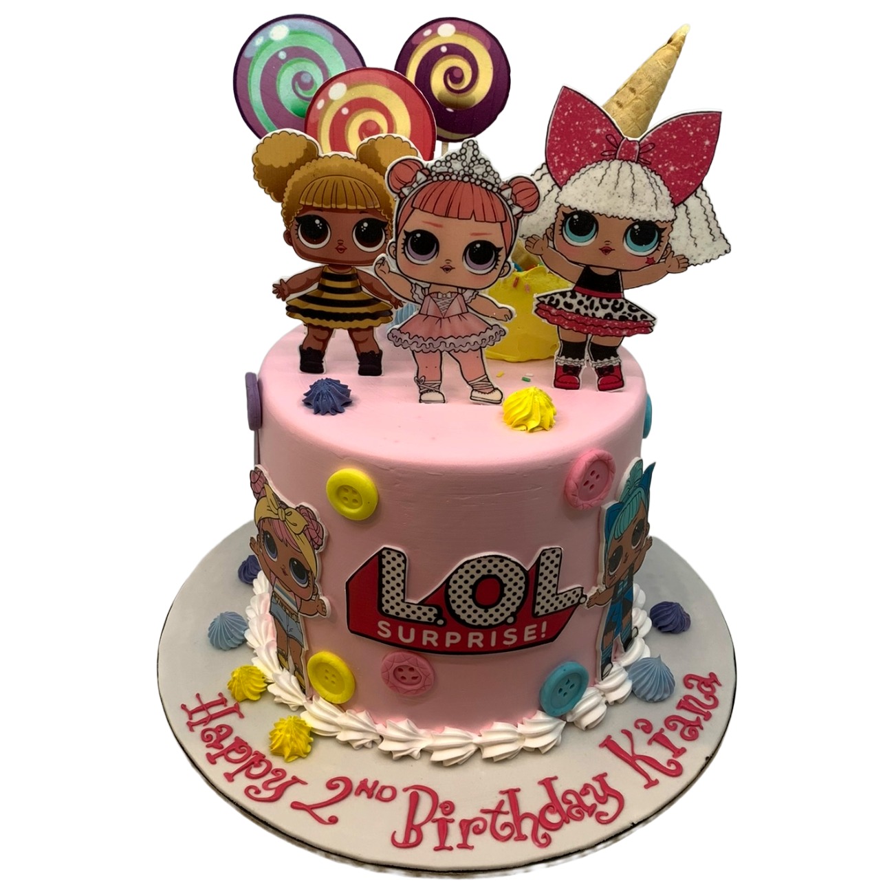 LOL Surprise! Playful Pink Birthday Cake