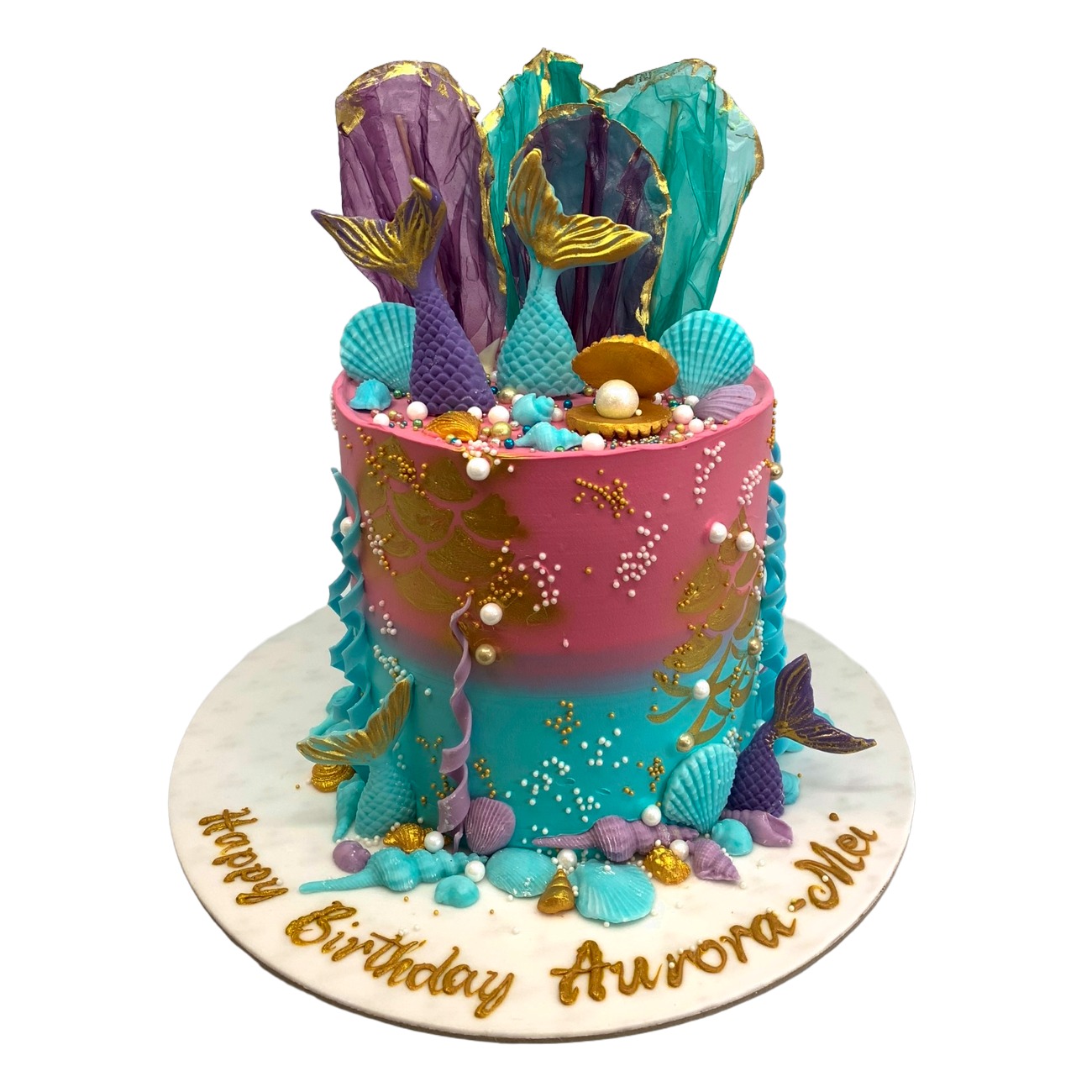 Luxury Mermaid Under the Sea Fantasy Cake