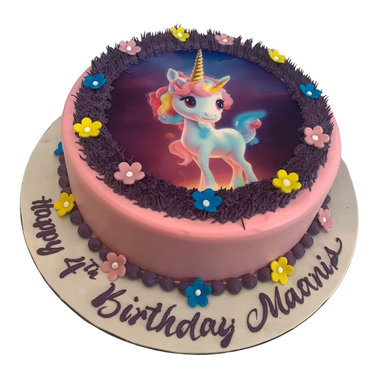Magical Forest Unicorn Cake