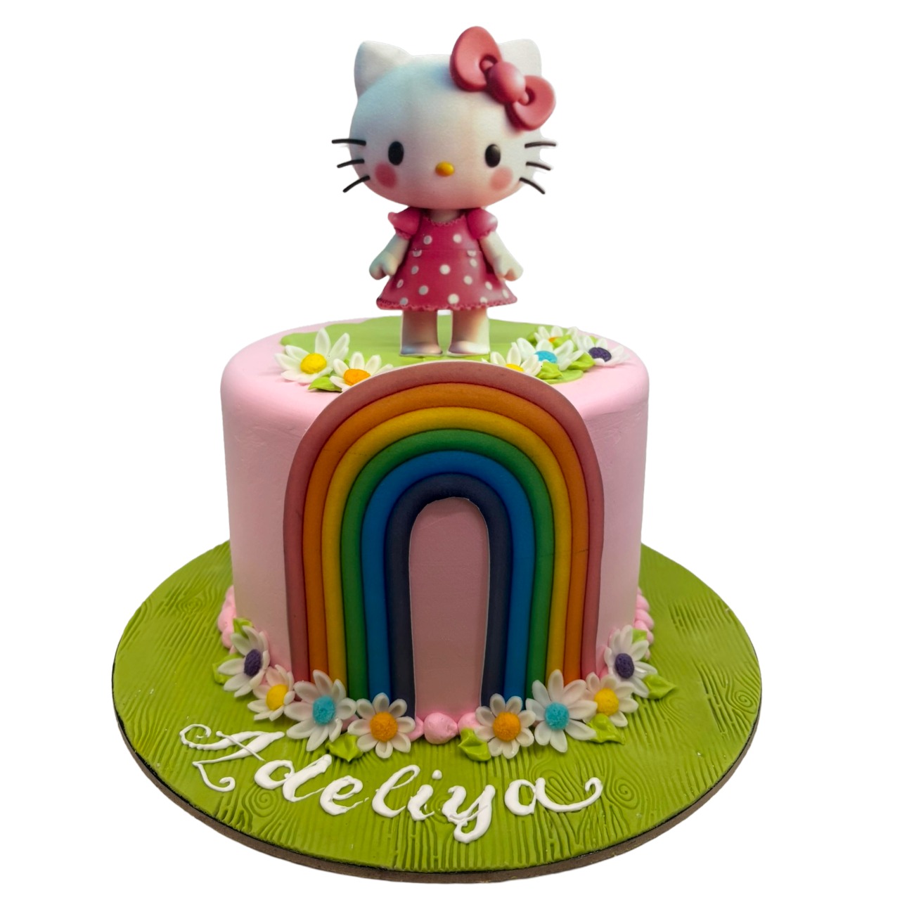 Magical Hello Kitty Rainbow Birthday Cake