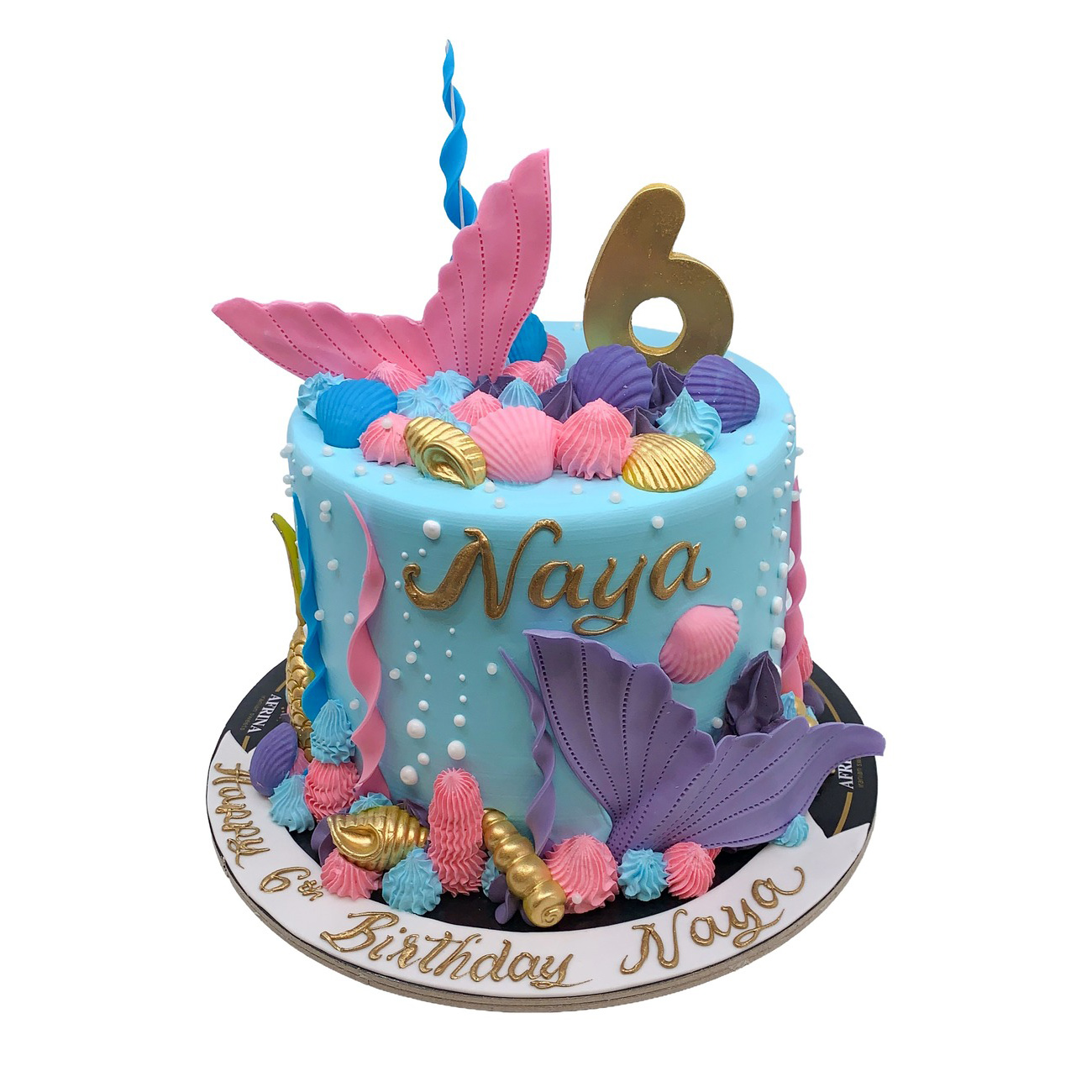 Magical Pastel Mermaid Kingdom Cake