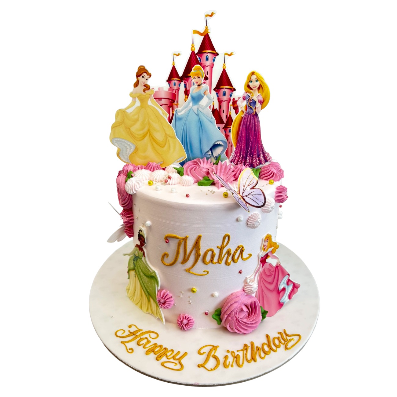 Majestic Disney Princess Birthday Cake