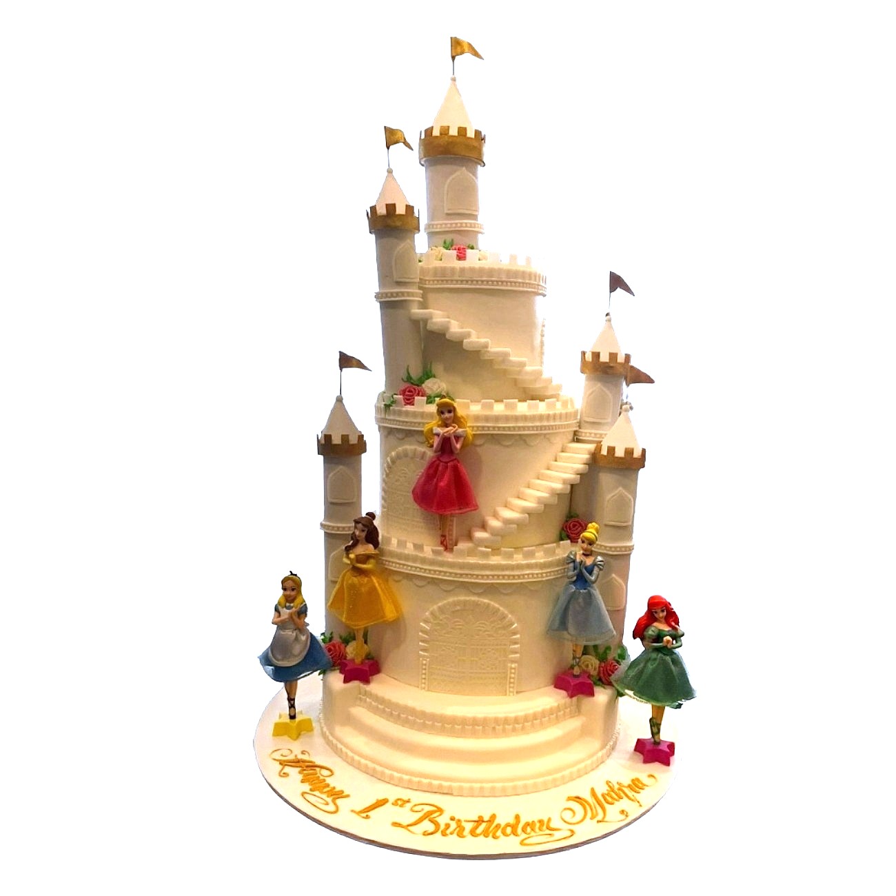 Majestic Disney Princess Castle Cake
