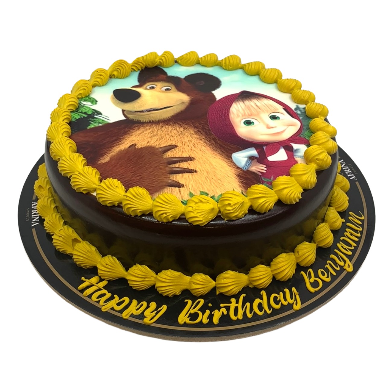 Masha and the Bear Chocolate Delight Cake