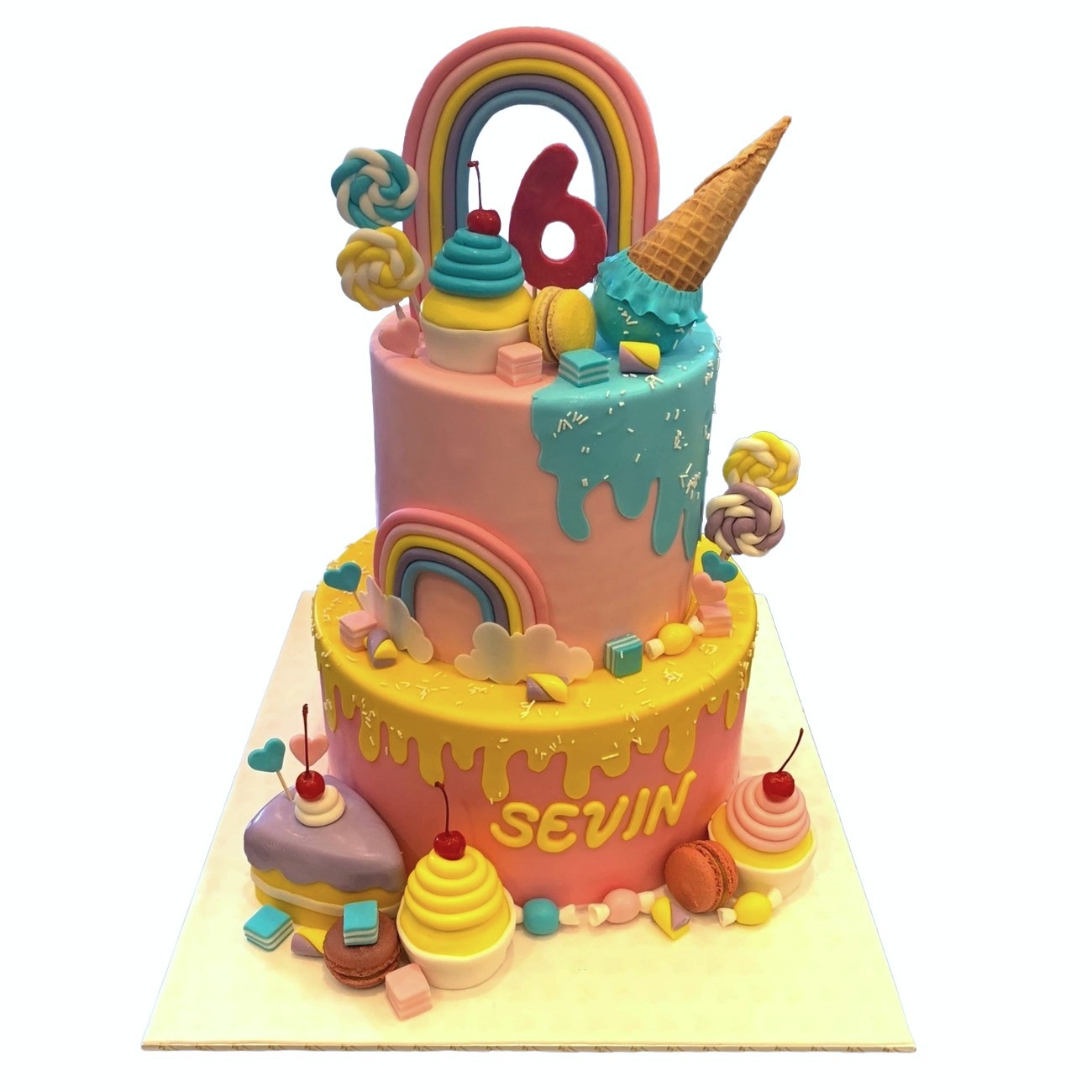 Over the Rainbow Sweet Shop Cake