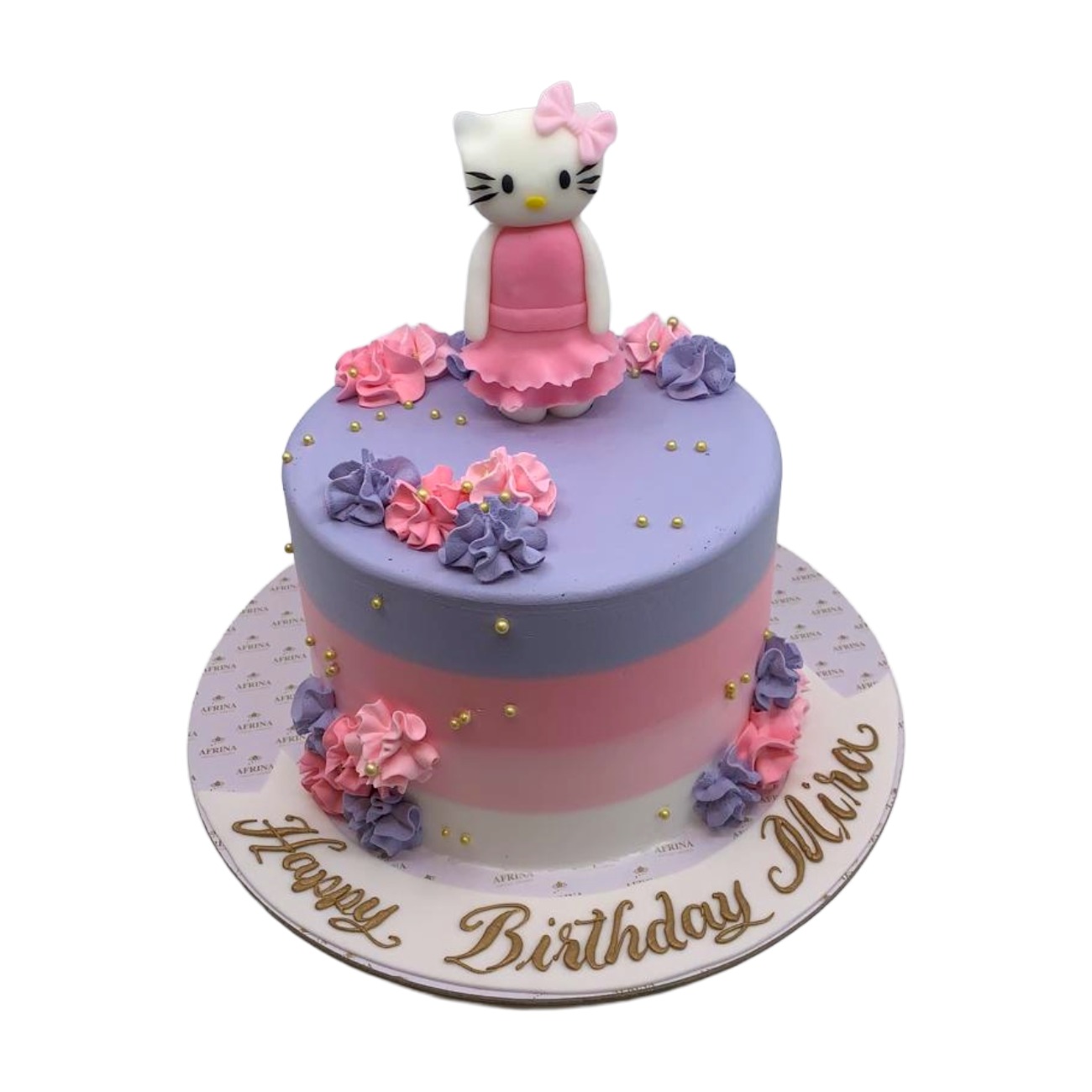 Pastel Trio Hello Kitty Cake
