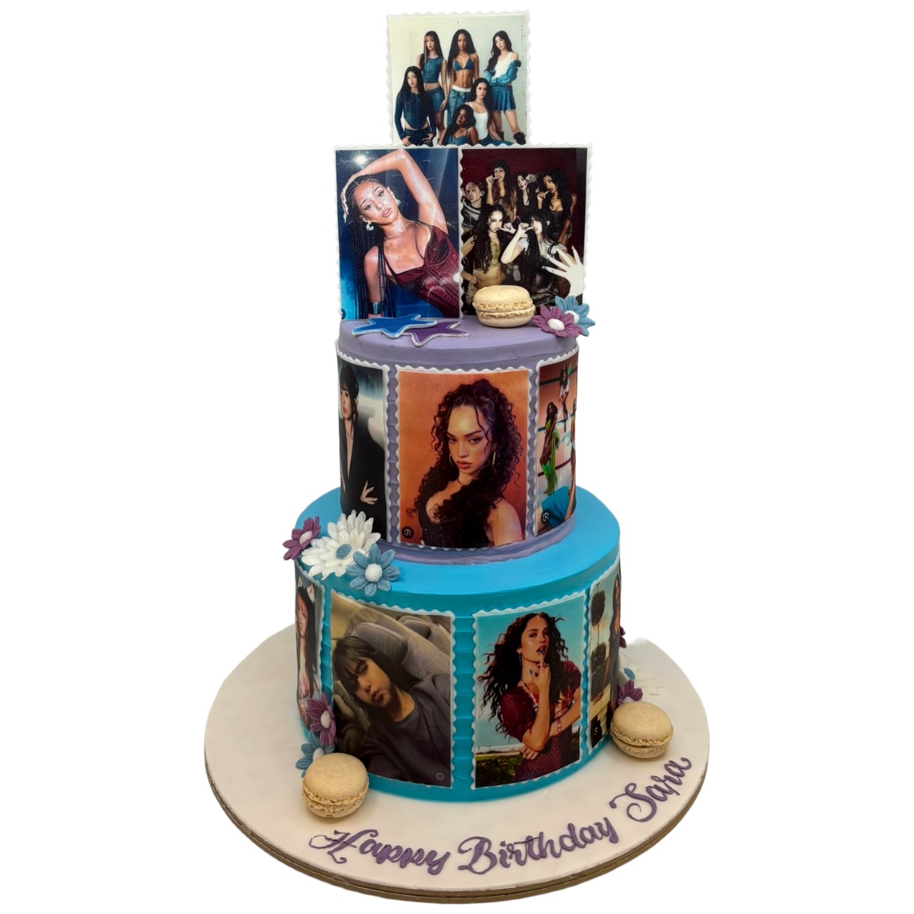 Pop Star Glamour Multi-Tier Birthday Cake