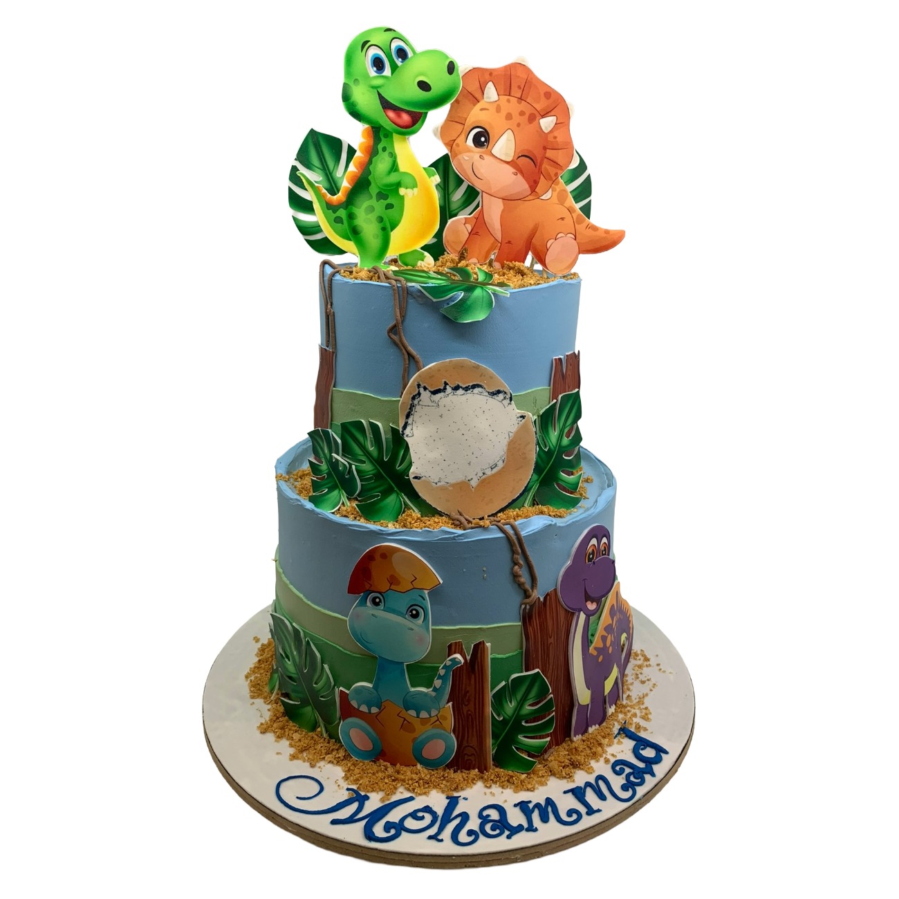 Prehistoric Dino Adventures Tiered Cake