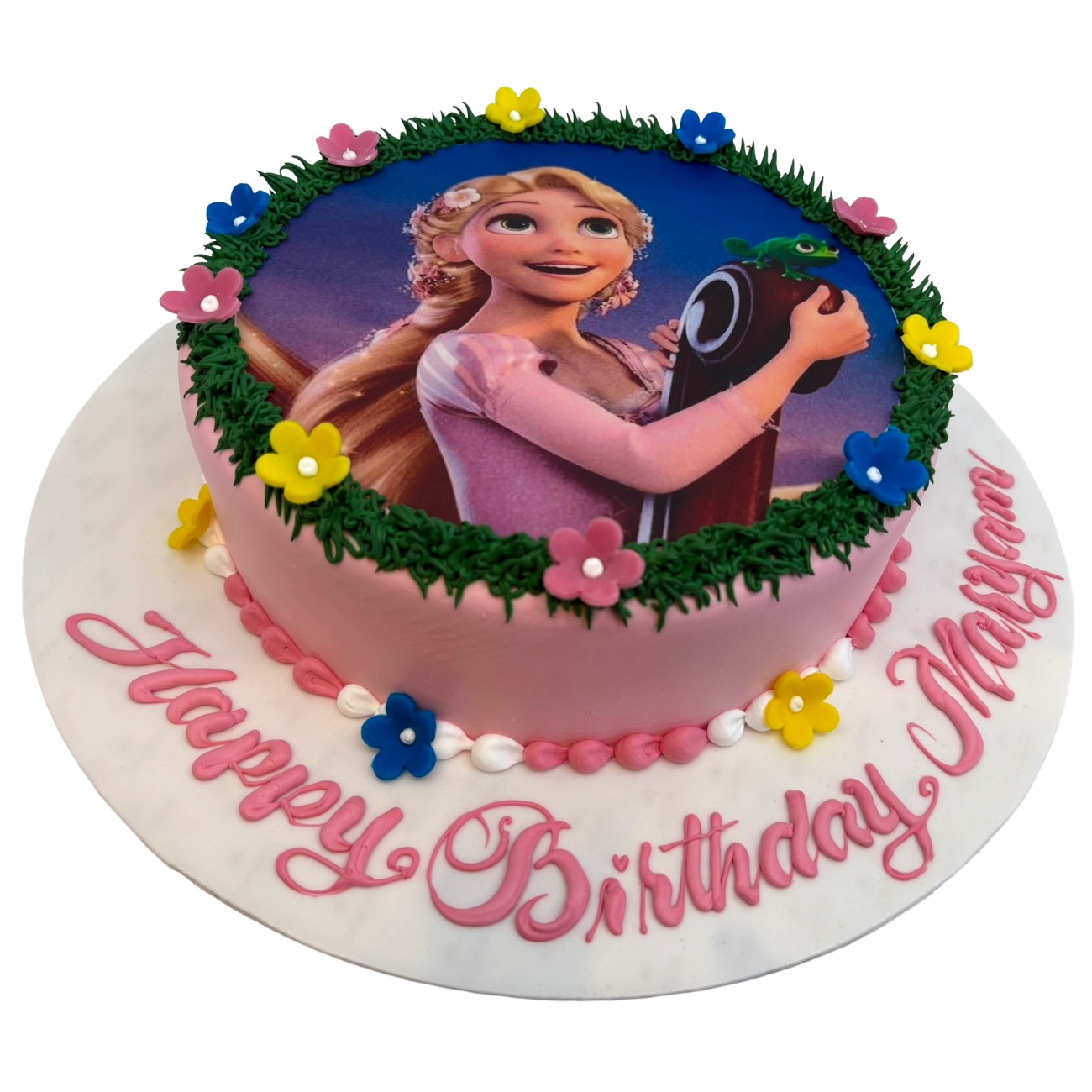 Princess Rapunzel Storybook Cake