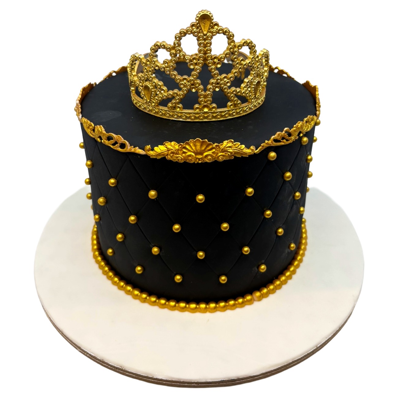 Royal Midnight Tiara Cake