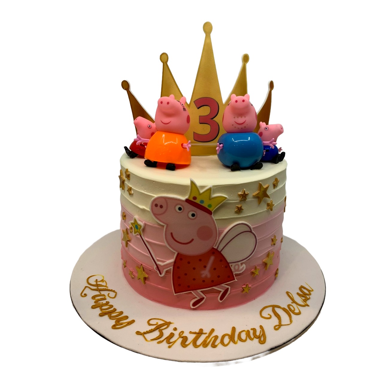 Royal Peppa Pig Princess Cake
