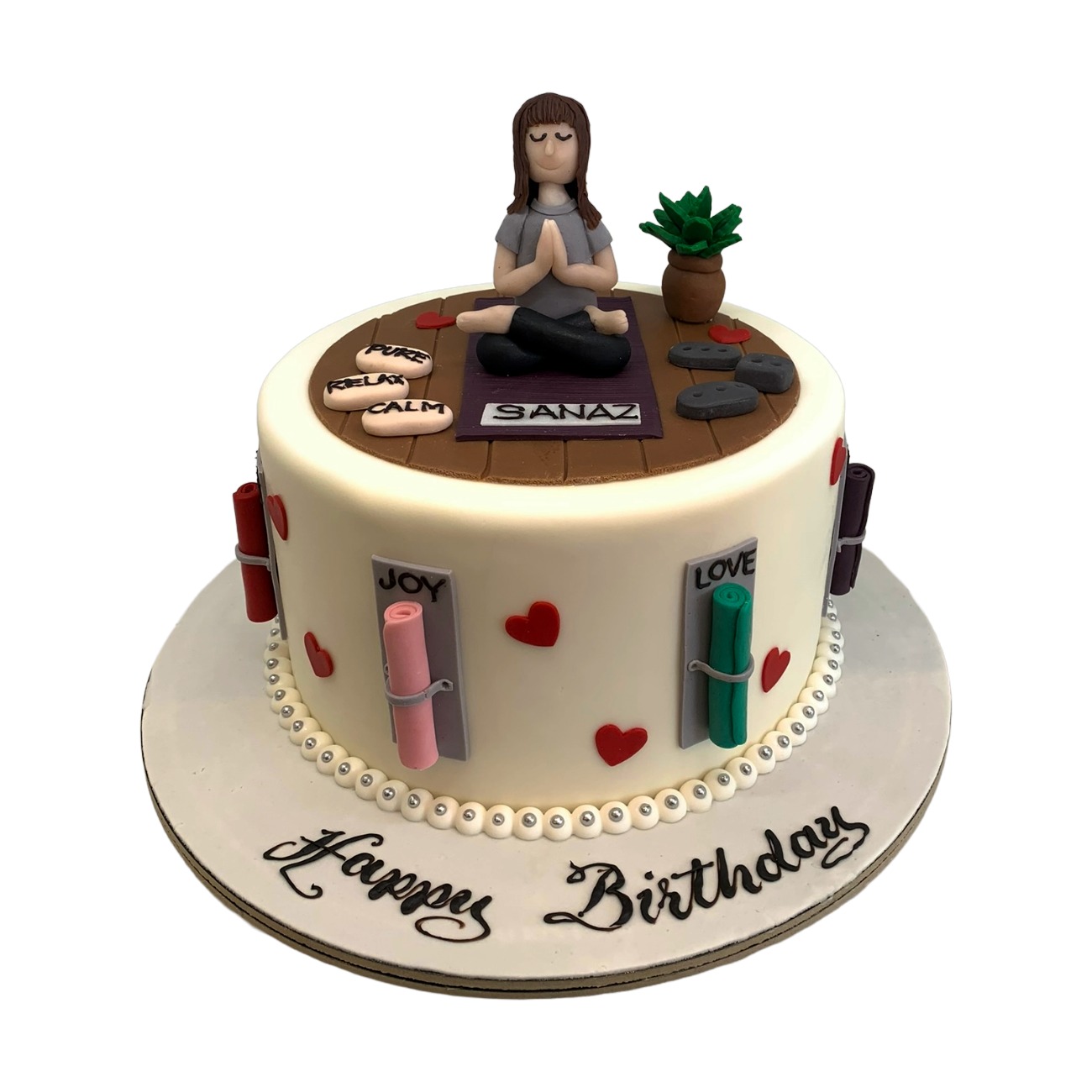 Serene Yoga & Mindfulness Cake