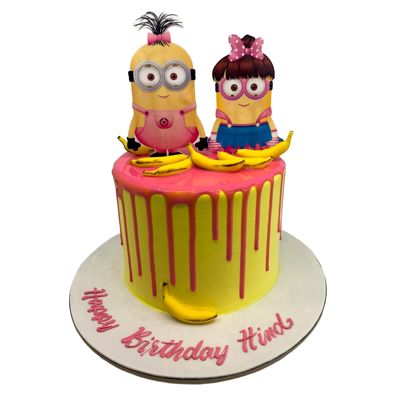 Sweet Minion Drip Cake