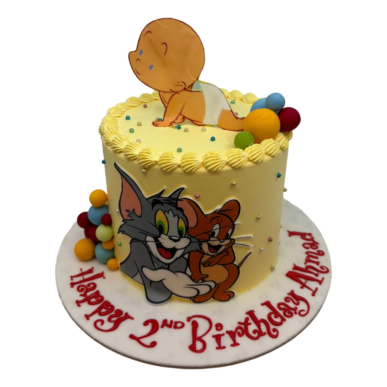 Tom & Jerry Nostalgia Birthday Cake