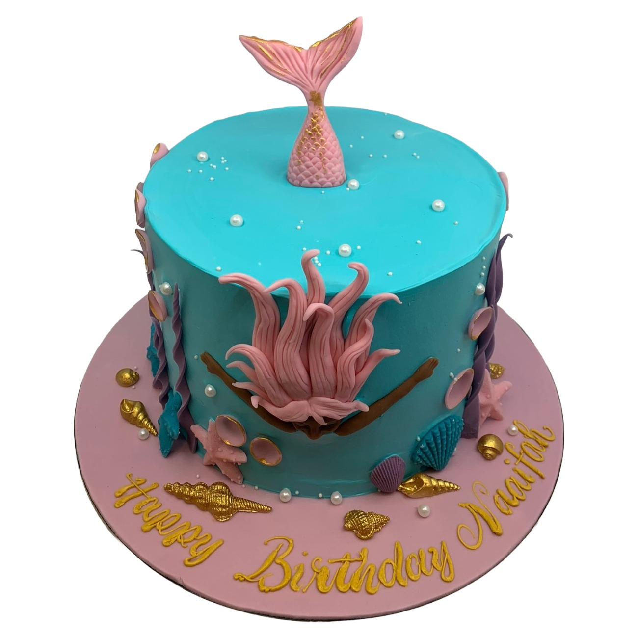 Underwater Mermaid Tail Fantasy Cake
