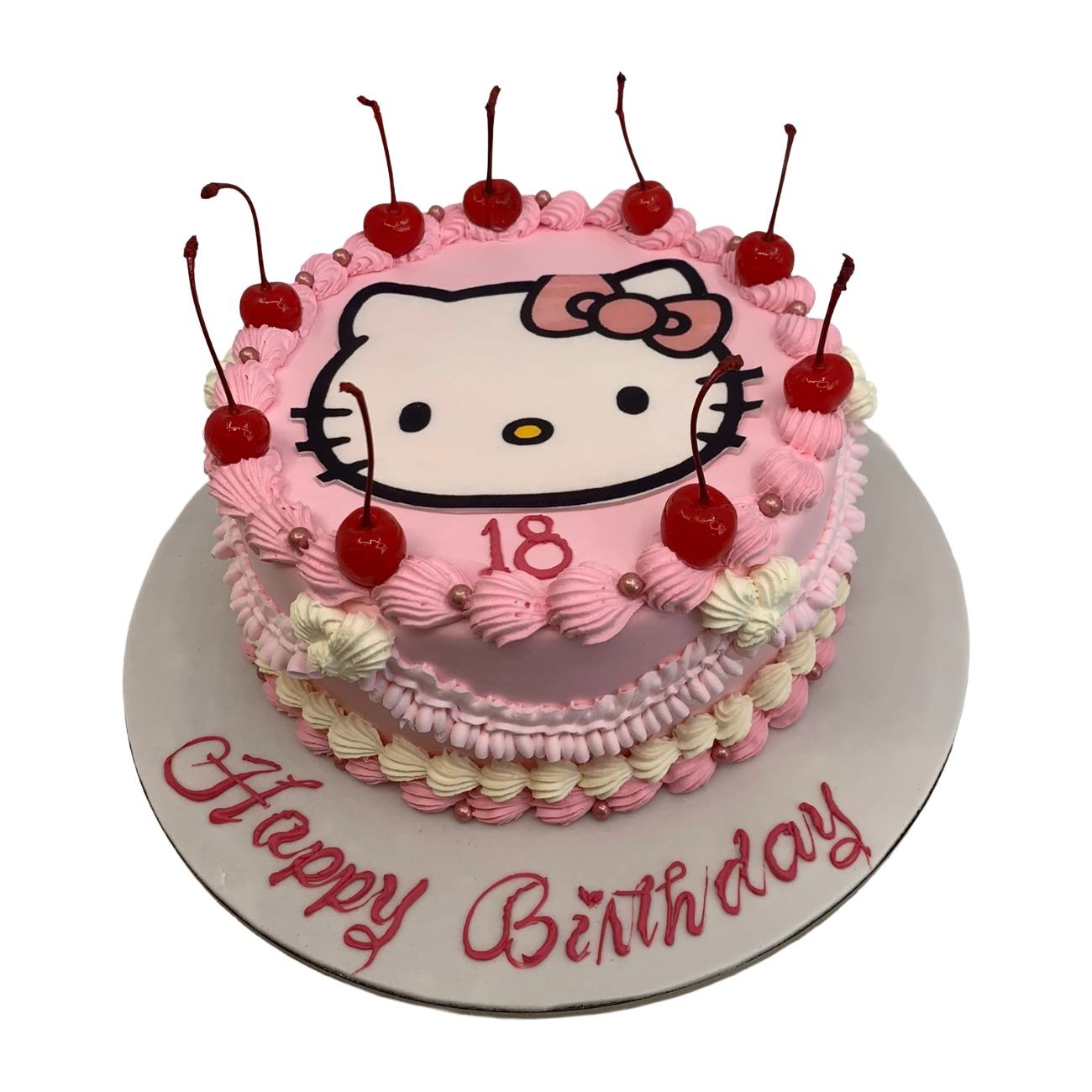 Vintage Hello Kitty 18th Birthday Cake