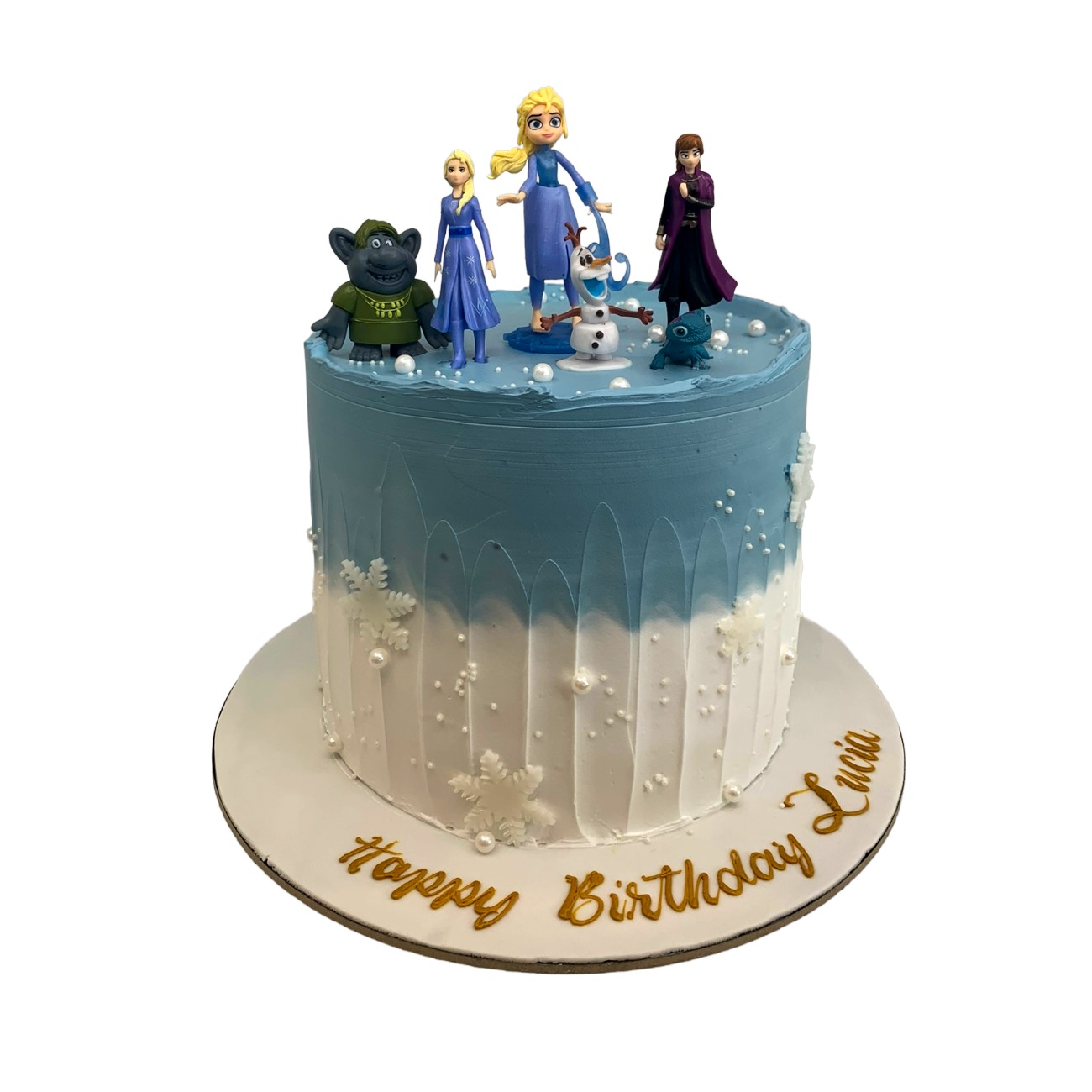 Winter Wonderland Frozen Friends Cake
