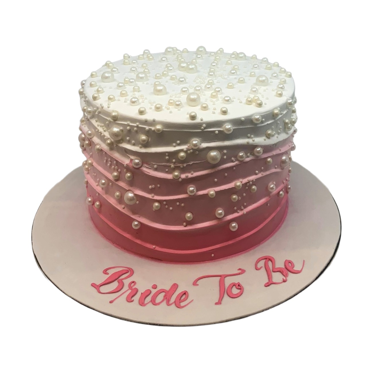 Blush Ombre Pearl Cake