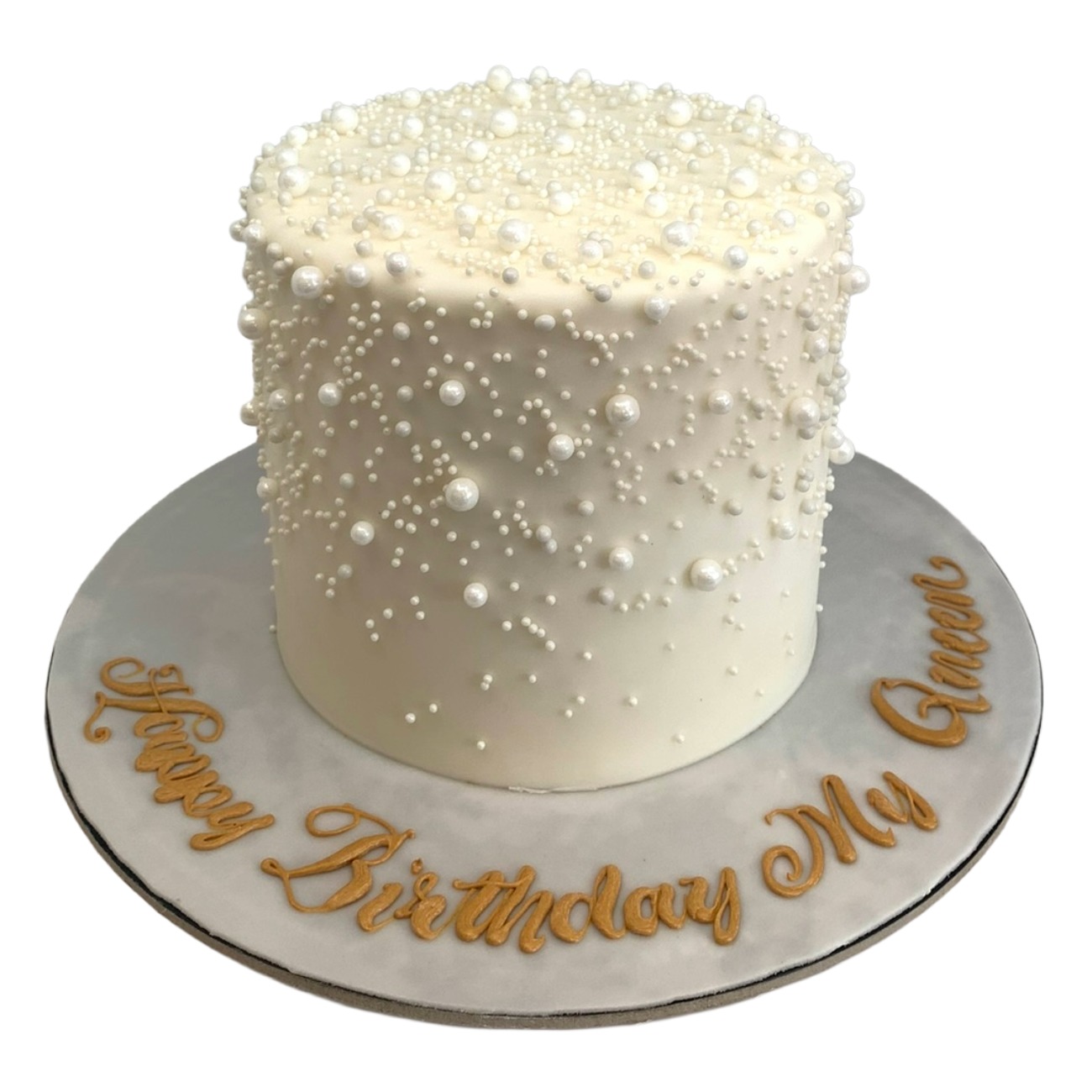 Pearl Rain Celebration Cake