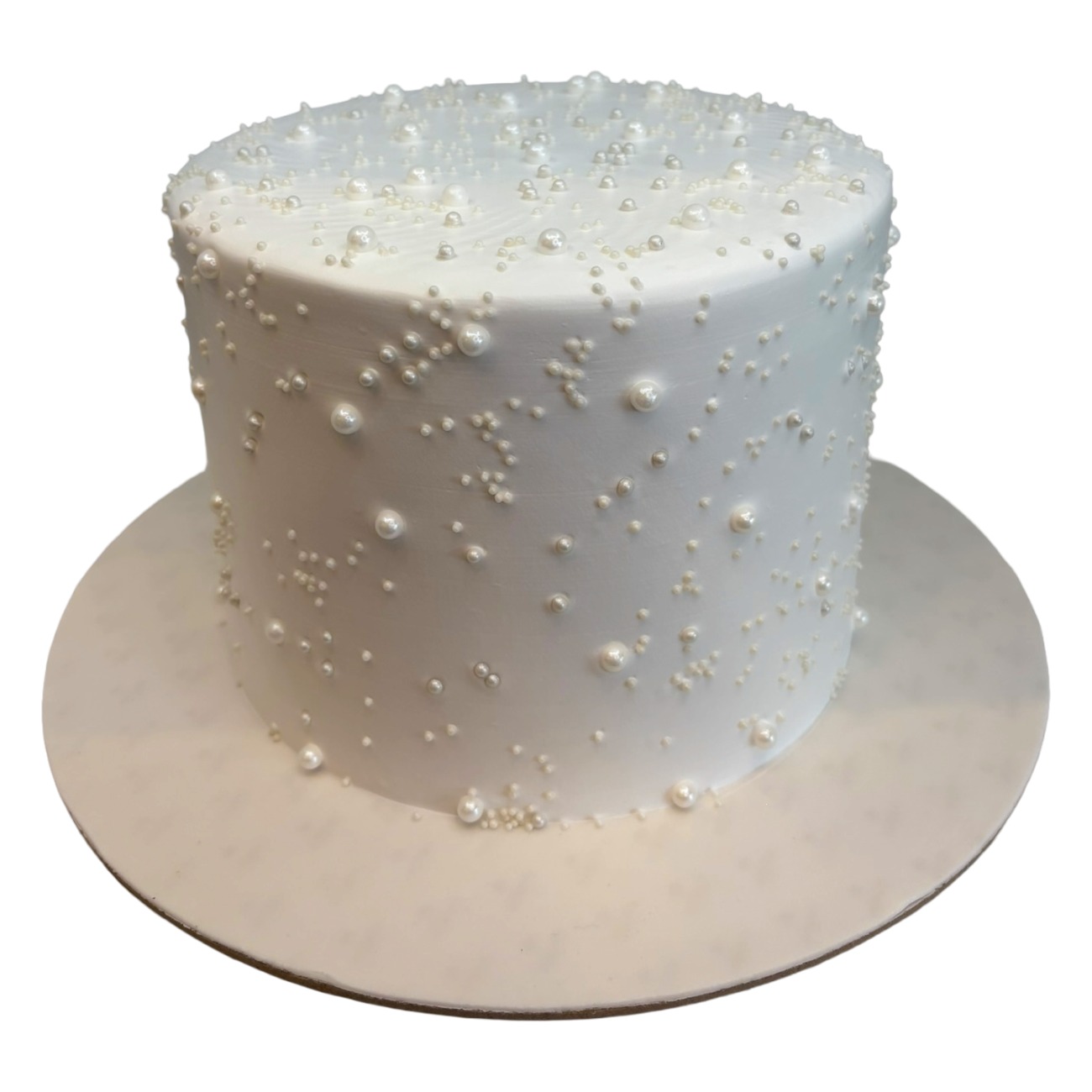 Snow-White Pearl Majesty Cake